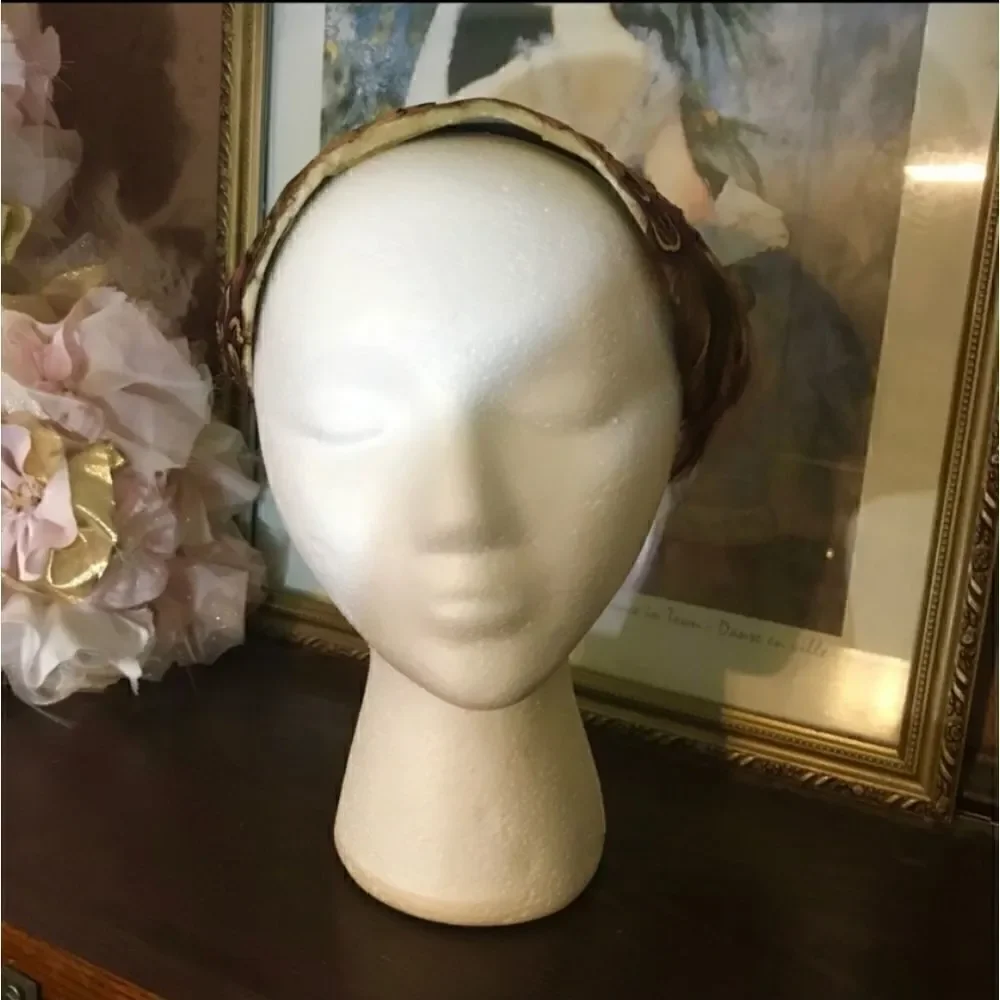 VINTAGE 1960'S PHEASANT FEATHER HEAD BAND
